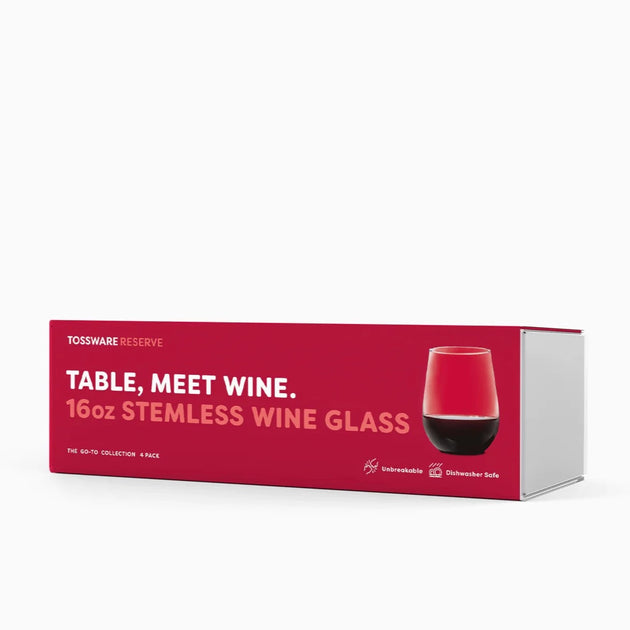 16.5 oz Stemless Red Wine Glass -Set of 2