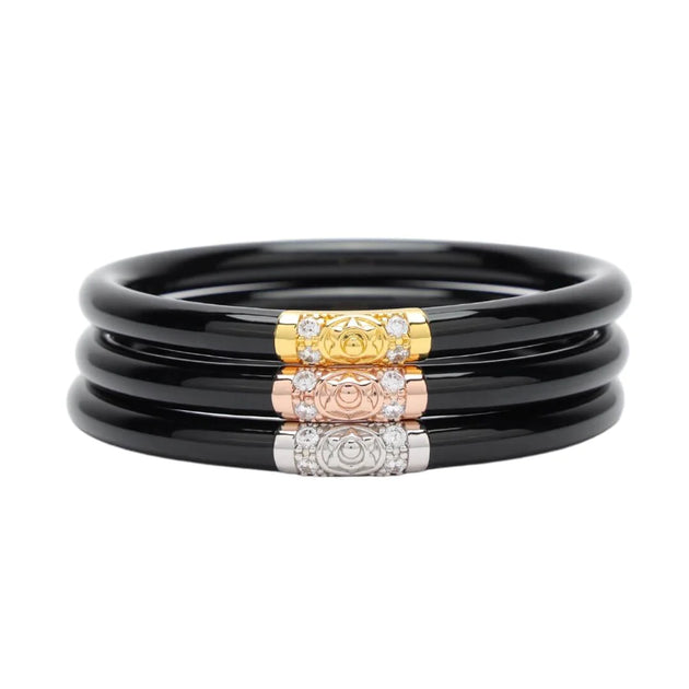 BuDhaGirl Three Kings All Weather Bangles - Black – Mays  display picture 1