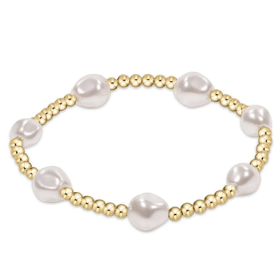 Extends Admire Pearl 3mm Gold Bracelet