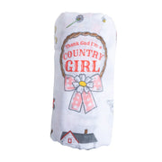 Muslin Swaddle Blanket - Country Girl