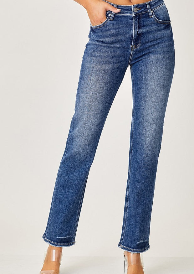 Blakely Midrise Slim Relaxed Straight Jeans