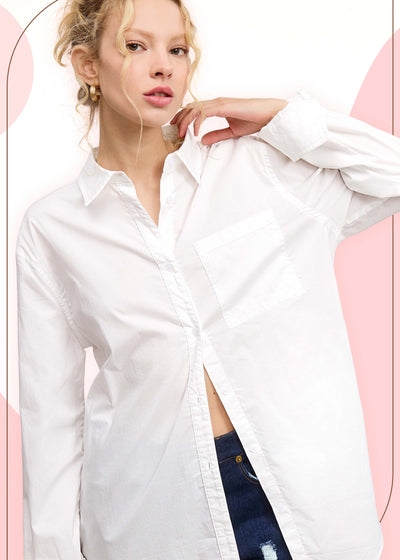 Classic Button Down - White