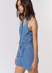 Harper Denim Vest Romper