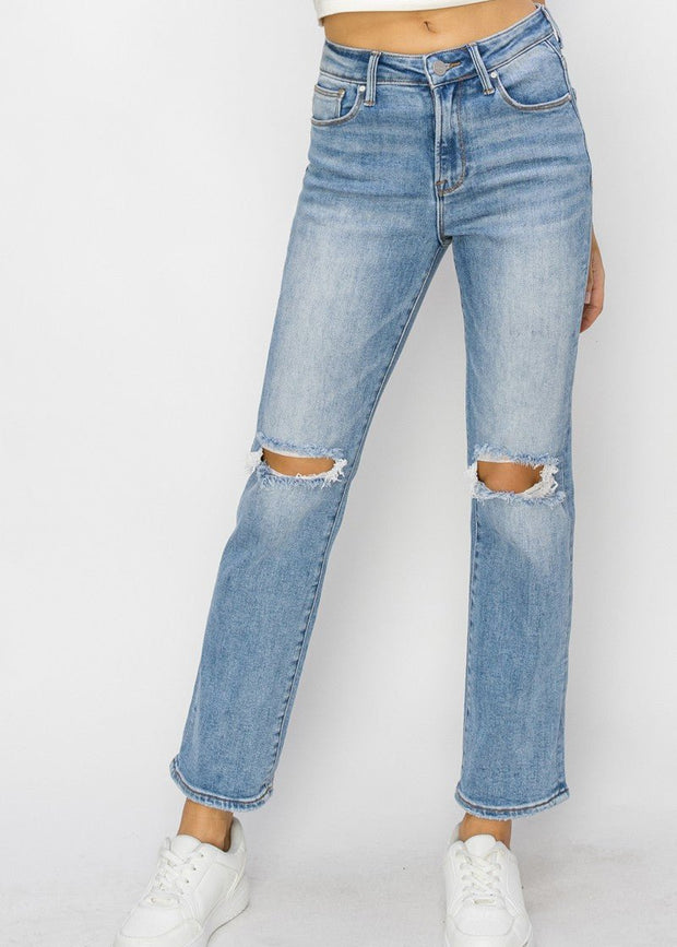 Mille High Rise Slim Jeans