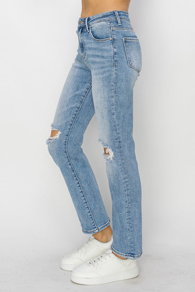 Mille High Rise Slim Jeans