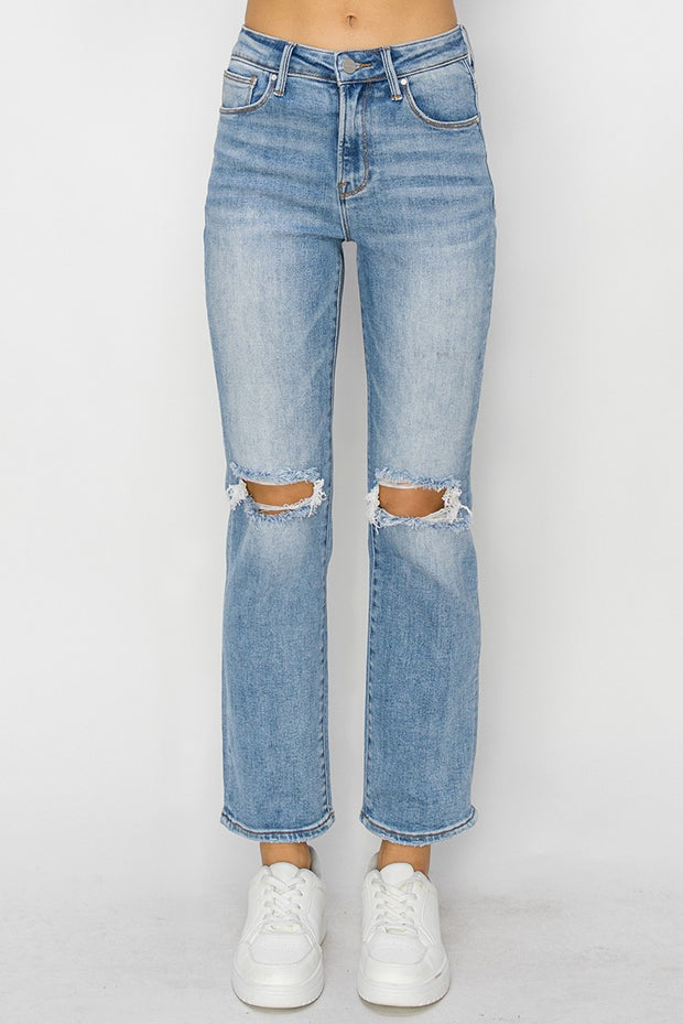 Mille High Rise Slim Jeans