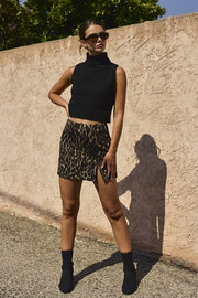 Maya Leopard Skirt