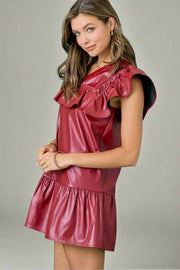 Kenzie Dress - Burgundy