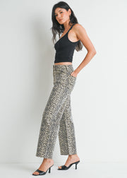 Crystal Leopard Jeans