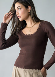 Vivian Top - Brown