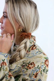 Bow Slick Back Ponytails