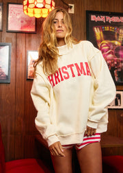 Christmas Reversible Mockneck