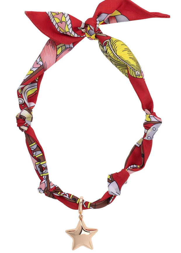 Bellatrix Puffy Star Twilly Scarf Necklace