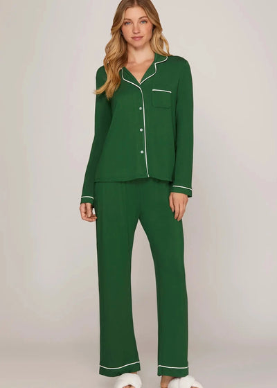 In my Christmas Jammies - Green