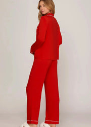 In my Christmas Jammies - Red