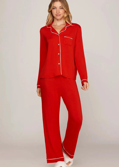 In my Christmas Jammies - Red