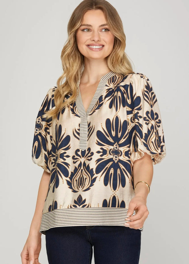 Lucy Top - Navy