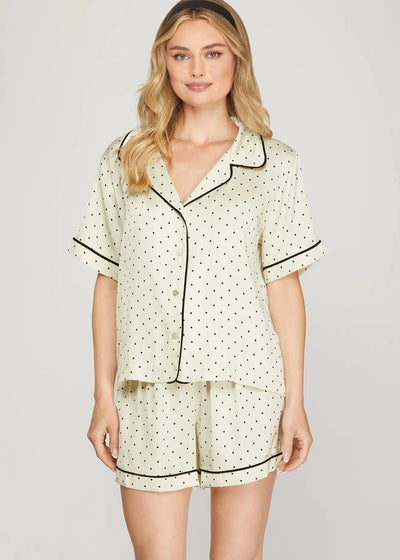 Kameron PJ Set - Cream