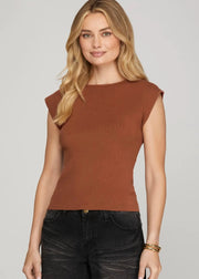 Marley Top - Burnt Orange