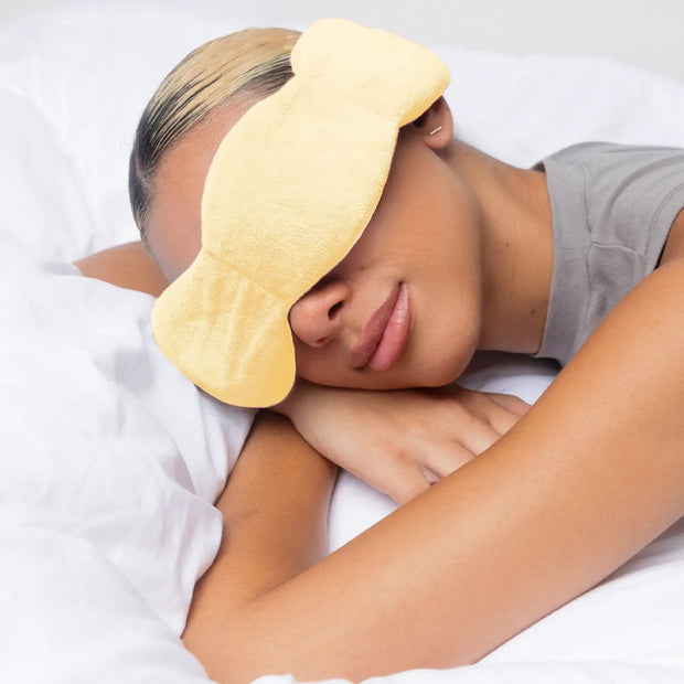 Weighted Sleep Mask - Butter Yellow