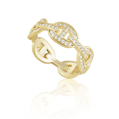 Olivia Chain Link Ring - Gold