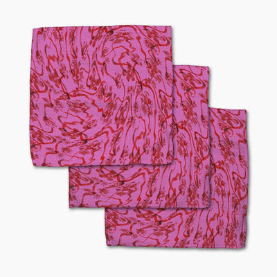 Dishcloth - Floral Swirls Pink