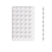 Phone Sticky Grip 2 Sided Silicone Suction Pad - White