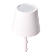 Cordless White Bamboo Lamp
