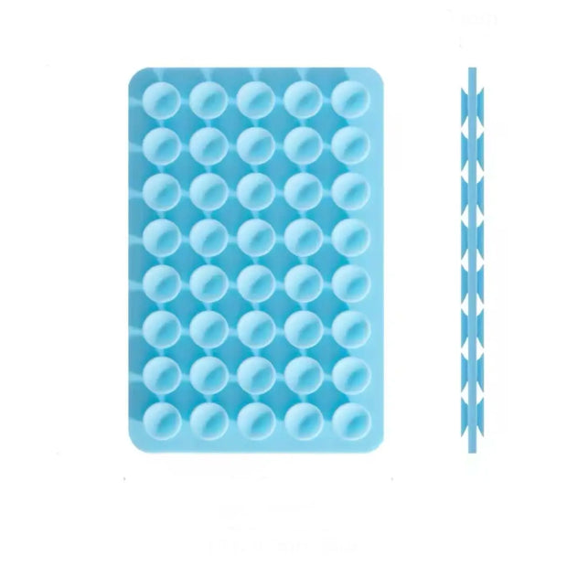 Phone Sticky Grip 2 Sided Silicone Suction Pad - Teal
