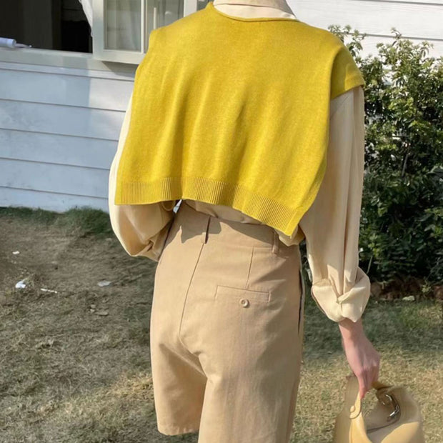 Michelle Shawl - Khaki Striped