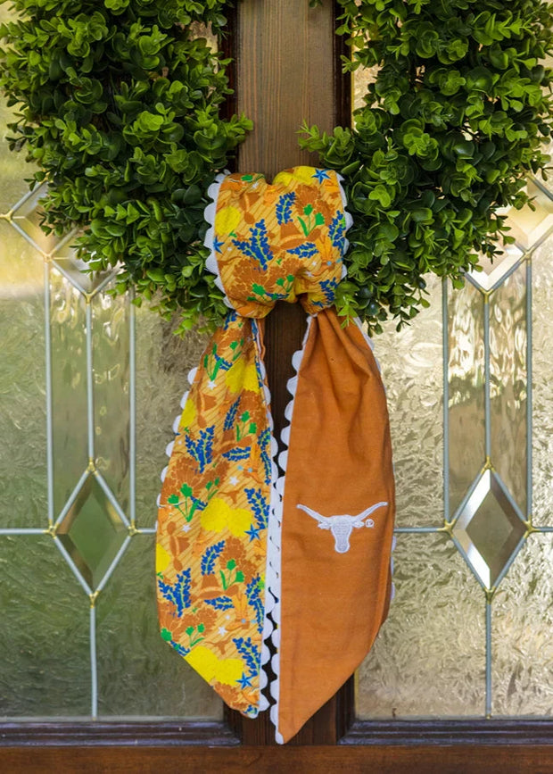 Texas Longhorns Cotton Wreath Scarf