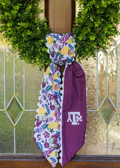 Texas A&M Aggies Cotton Wreath Scarf
