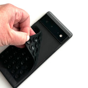 Phone Sticky Grip 2 Sided Silicone Suction Pad - Black