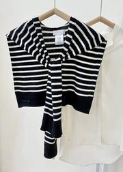 Michelle Shawl - Black Striped