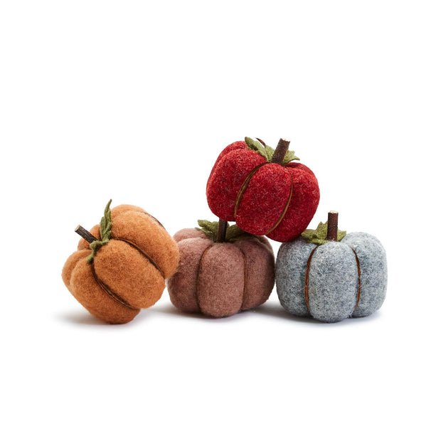 Felt Pumpkins