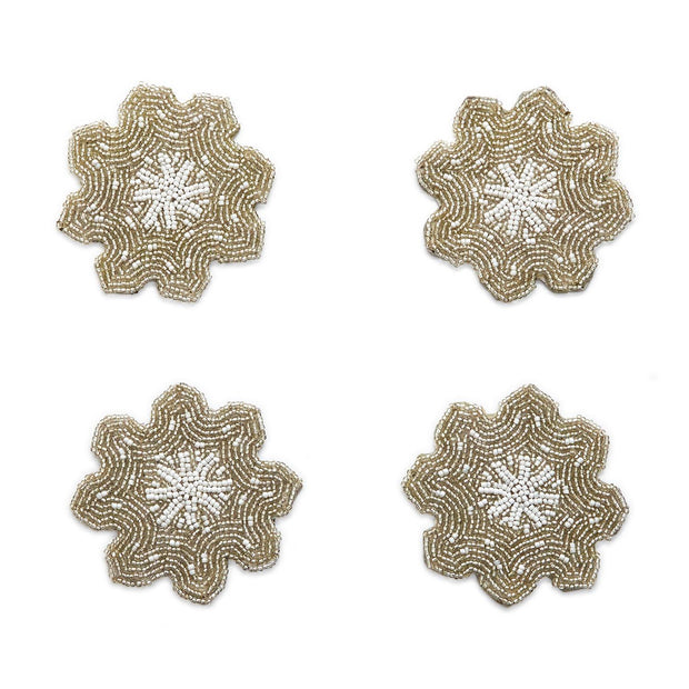 Set of 4 Snow Flake Coasters
