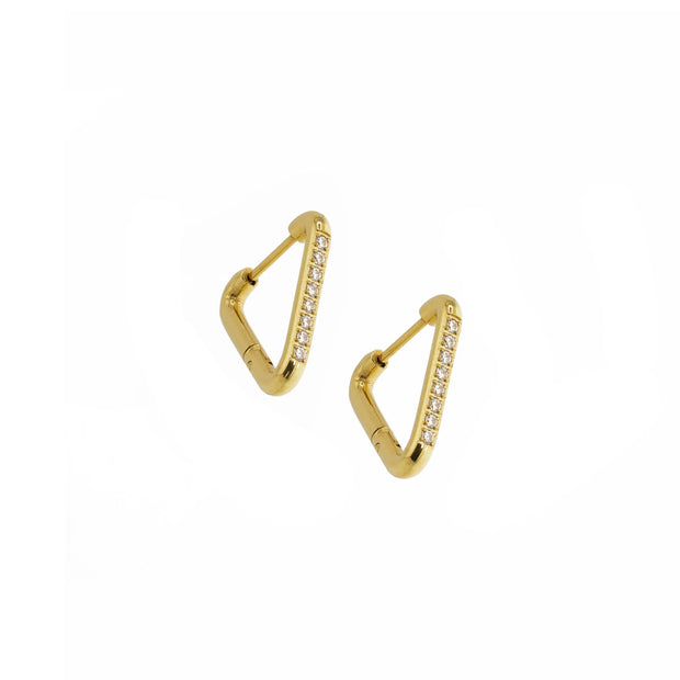 Triangle Diamond Hoops