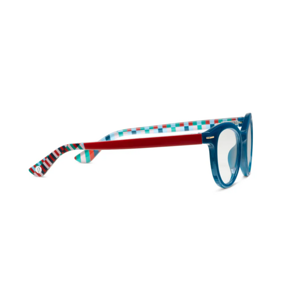 Peepers - Daphne Teal Red Check