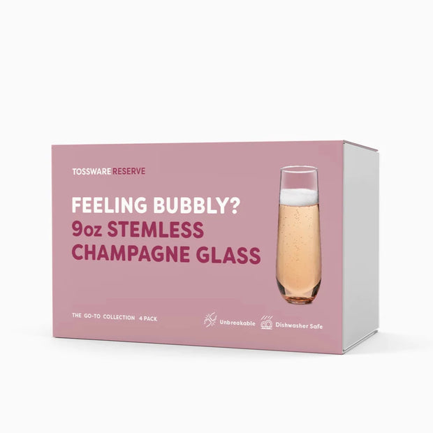 Stemless Champagne Glass
