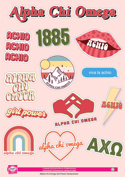 Greek Sticker Sheet