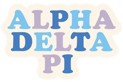 Alpha Delta Pi Decal