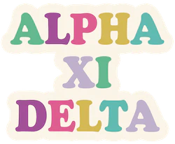 Alpha Xi Delta Decal