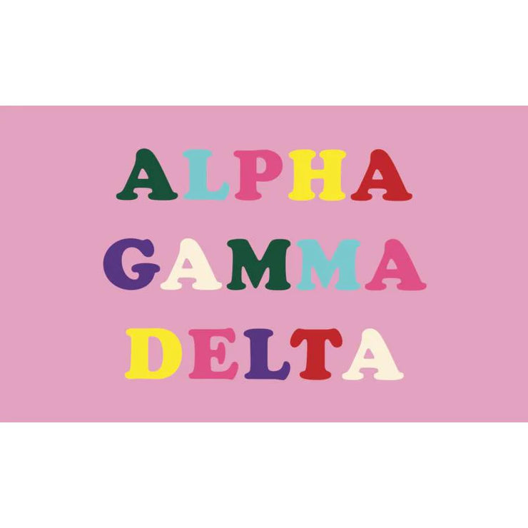 Alpha Gamma Delta Flag