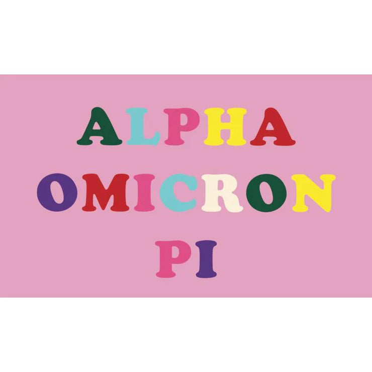 Alpha Omicron Pi Flag