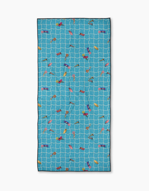 Beach Towel - At The Pool
