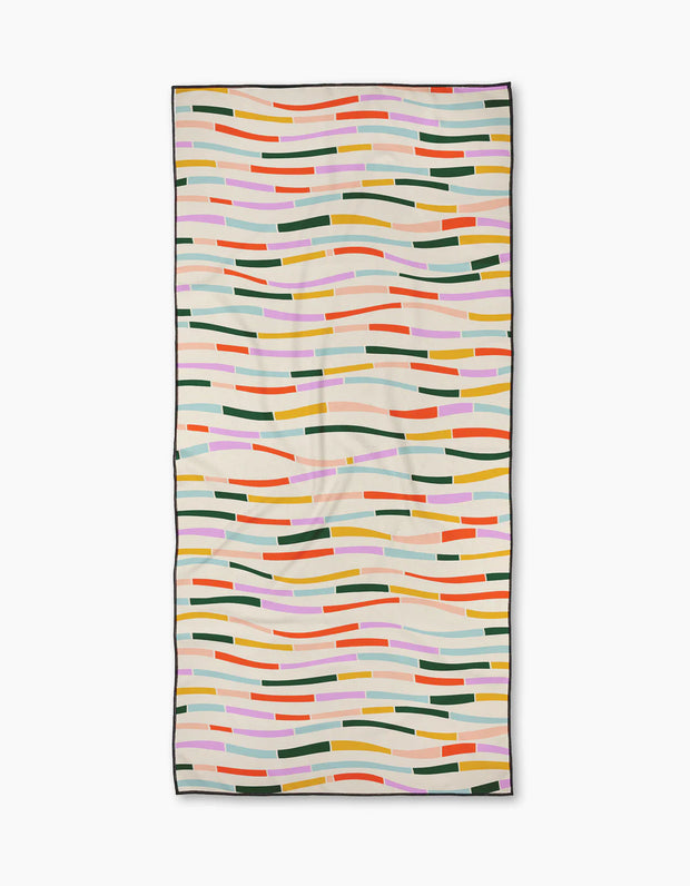Beach Towel - Colorful Currents