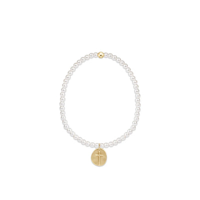 Classic Pearl 3mm Bead Bracelet - Inspire Small