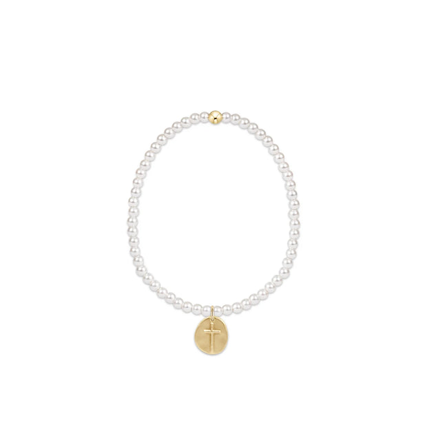 Classic Pearl 3mm Bead Bracelet - Inspire Small