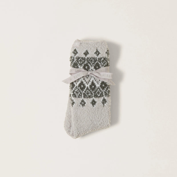 CozyChic® Fair Isle Socks