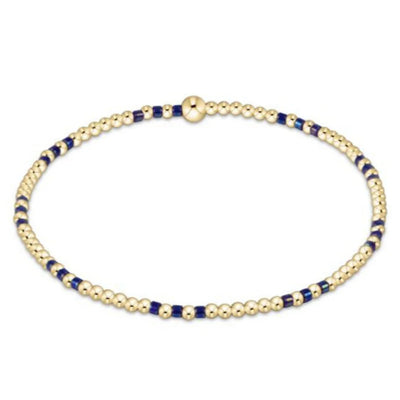 Hope Joy Pattern 2mm - Blue Metallic